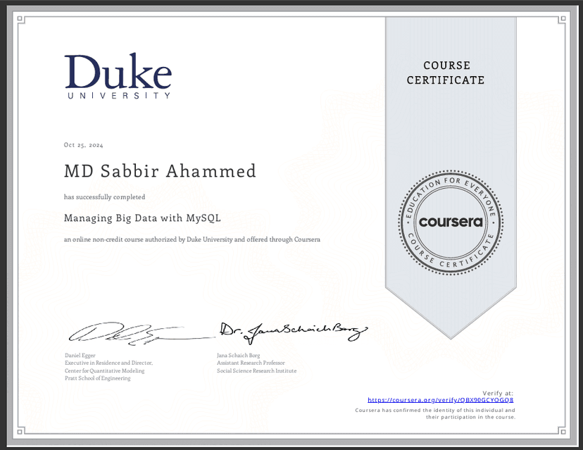  Managing Big Data with MySQL